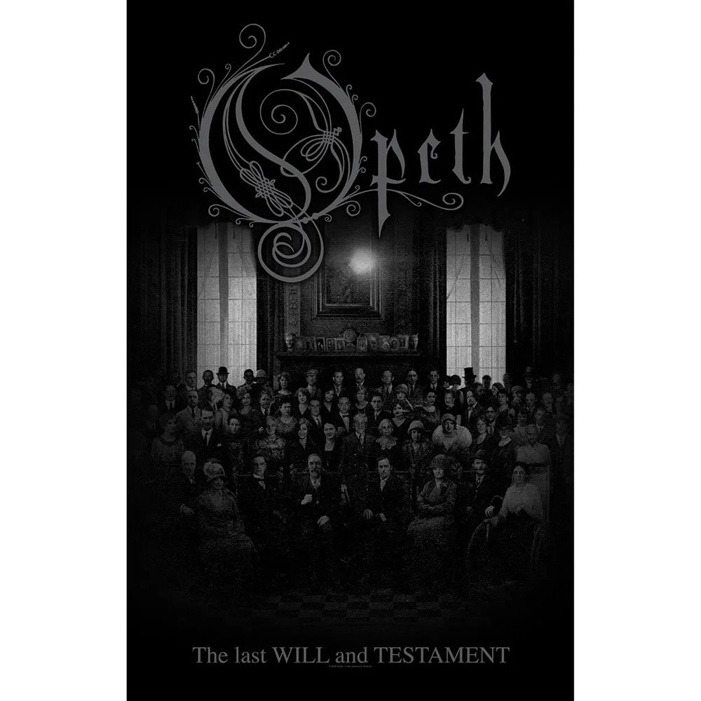 Opeth - The Last Will And Testament Textiel Poster - Zwart